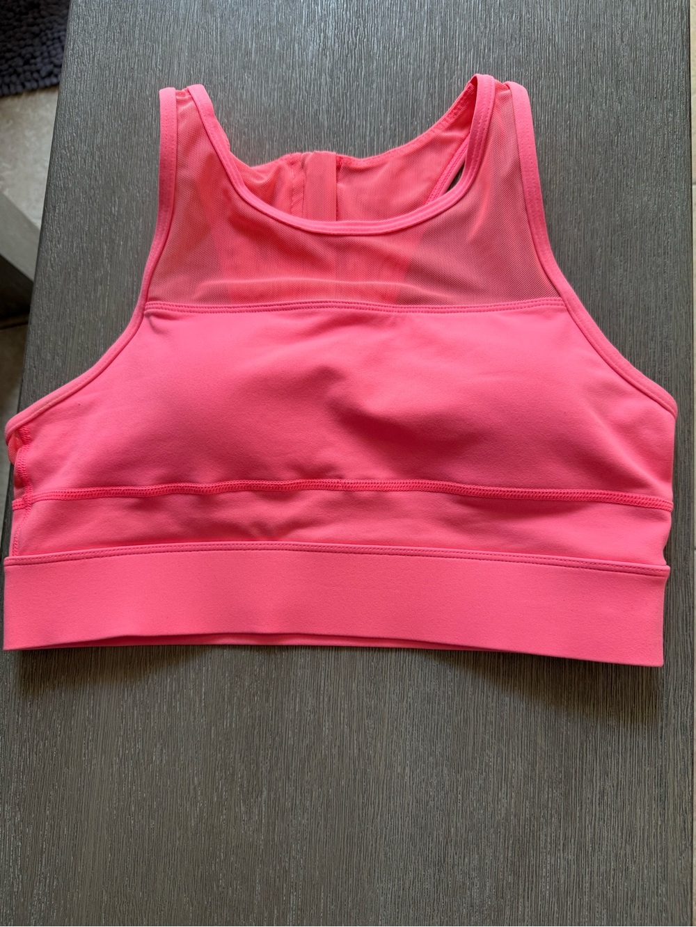 ZYIA Pink High-Neck Sports Bra